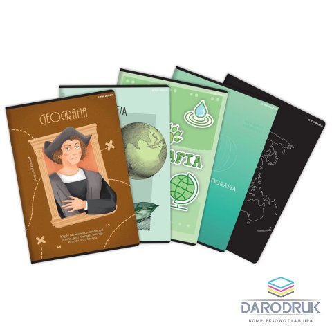 Top 2000 Zeszyt A5 geografia mix 60k. 70g krata Top 2000 (400168980)