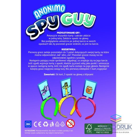 Trefl Gra strategiczna Spy Guy Anonimo Trefl (02692)