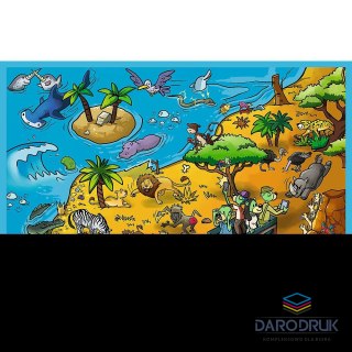 Trefl Puzzle Trefliki W krainie zwierząt 2x70 el. Trefl (34445)