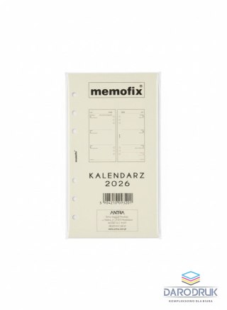 Antra Wkład do organizera kalendarz B6 TDW Antra (2027)