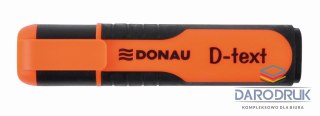 Donau Zakreślacz D-Text wkład pomarańczowy 1,0-5,0mm Donau (7358001PL-12)