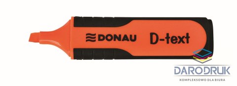 Donau Zakreślacz D-Text wkład pomarańczowy 1,0-5,0mm Donau (7358001PL-12)