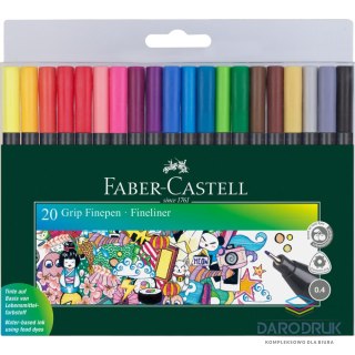 Faber Castell Cienkopisy Grip Faber-Castell 20 kolorów (FC151620)