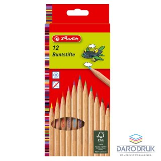 Herlitz Kredki ołówkowe Natura 8660086 12 kol. Herlitz (300000592)