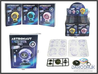 Hipo Brelok puzzle astronauta 4 kolory Hipo (H13550)