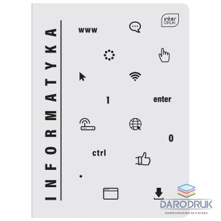 Interdruk Zeszyt A5 UV A5 60# 60k. 70g krata Interdruk (Informatyka)