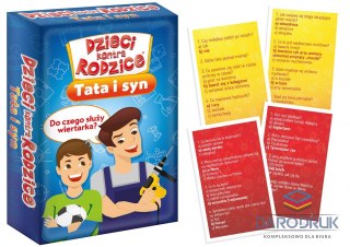 Kangur Gra karciana Dzieci kontra rodzice Tata i syn Kangur