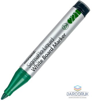 Monami Marker suchościeralny SigmaFlo WBM-C221 2080151530 wkład zielony ścięta końcówka Monami (160-2438)