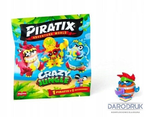 Orbico Sp. Z O.o. Figurka PIRATIX Crazy Jungle saszetka z figurką i akcesorium Orbico Sp. Z O.o. (PPX3D824IN00)