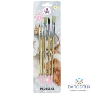 Rexus Pędzel The Sweet Pets z naturalnego włosia Rexus (2334)