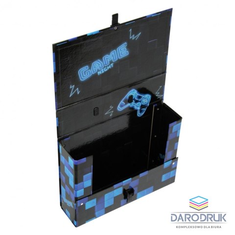 Starpak Teczka z szerokim grzbietem na zatrzask Pad A4 mix Starpak (559320)