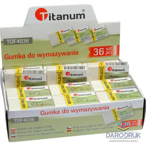 Titanum Gumka do mazania niskopyląca Titanum (TOF4036)