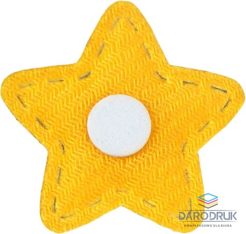 Titanum Ozdoba materiałowa Craft-Fun Series samoprzylepna Złote gwiazdki Titanum (BJ25042714)
