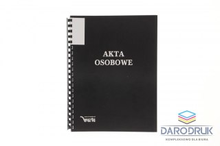 Warta Teczka do akt osobowych A4 ABCDE czarny papier Warta (339-095)