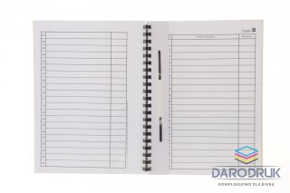 Warta Teczka do akt osobowych A4 ABCDE czarny papier Warta (339-095)