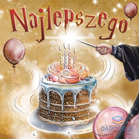 Henry Kartka składana kw Karnet KW MAGICZNY TORT Henry (5905701484713)