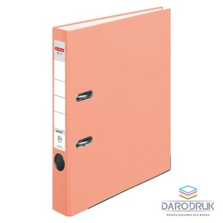 Herlitz Segregator dźwigniowy 50028498 Q.file protect A4 50mm łososiowy Herlitz (300005712)