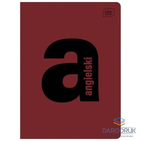 Interdruk Zeszyt tematyczny A5 Język angielski 60k. 70g krata Interdruk