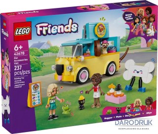 Lego Klocki konstrukcyjne Friends Furgonetka z akcesoriami dla zwierząt Lego (42678)