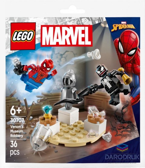 Lego Klocki konstrukcyjne Marvel Super Heroes Napad Venoma na muzeum Lego (30707)