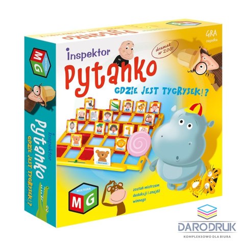 Multigra Gra edukacyjna Inspektor Pytanko Gdzie jest tygrysek ? Multigra
