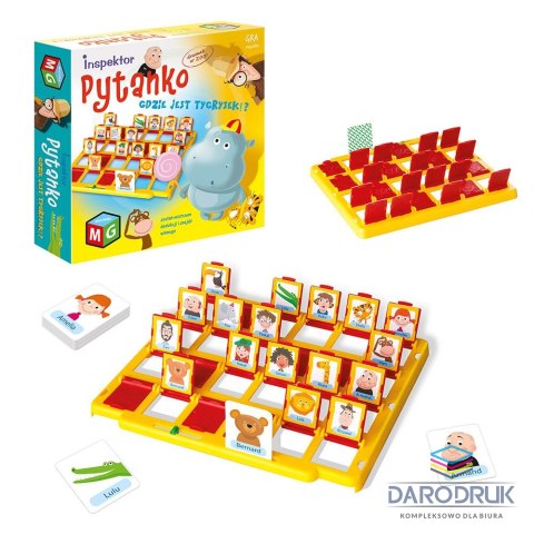 Multigra Gra edukacyjna Inspektor Pytanko Gdzie jest tygrysek ? Multigra