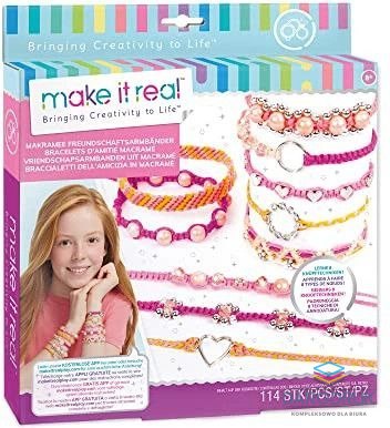 Orbico Sp. Z O.o. Bransoletka MAKE IT REAL Zestaw do tworzenia bransoletek Macrame Friendship Bracelets Orbico Sp. Z O.o. (1318)