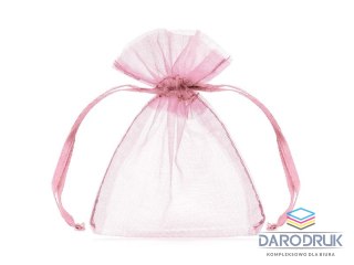 Partydeco Organza Woreczki z organzy, różowy, 10cm różowa Partydeco (WRG5-081-10)