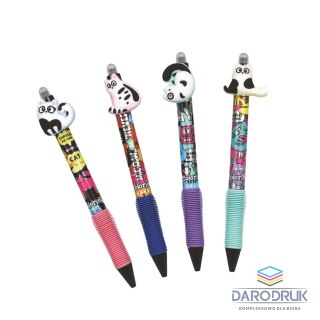 Patio Długopis standardowy Kittens wymazywalny wkład niebieski 0,5mm Patio (80440PTR)
