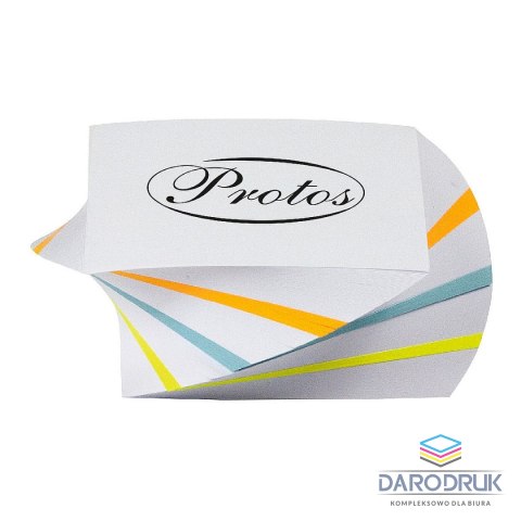 Protos Kostka papierowa kręcona biały [mm:] 75x75x 30 Protos