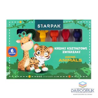 Starpak Kredki świecowe 6 kol. Starpak (563026)