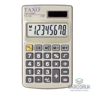 Taxo Graphic Kalkulator kieszonkowy TG350 Taxo Graphik 8-pozycyjny
