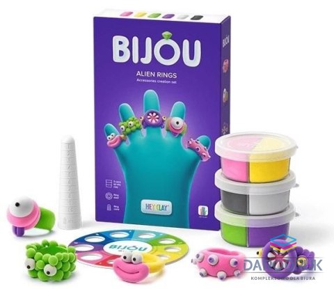 Tm Toys Masa plastyczna dla dzieci Hey Clay Bijou Psy mix Tm Toys (HLC31003CEE)