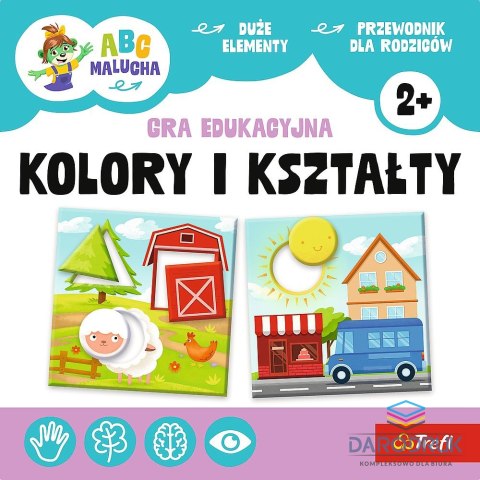 Trefl Gra edukacyjna ABC Malucha kolory i ksztaty Trefl (02904)