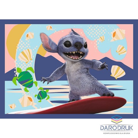 Trefl Puzzle Stitch Wakacje na Hawajach 4w1 el. Trefl (34666)