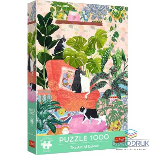 Trefl Puzzle The Art of Colour Premium Plus Nie ma to jak w domu 1000 el. Trefl (10892)