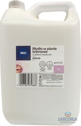 360 Pro Mydło w płynie w pianie 5000ml 360 Pro (SFM-05)