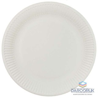 Arpex Talerz jednorazowy okrągły papier śr. 230mm 10 szt Arpex (DE0162)