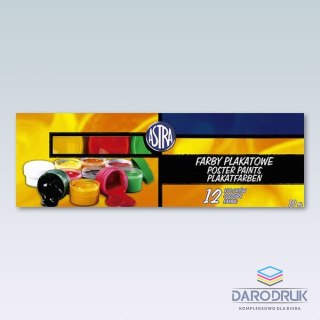 Astra Farby plakatowe kolor: mix 10ml 12 kolor. Astra (83115902)