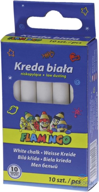 Flamingo Kreda kolor: biała 10 szt Flamingo (5801W10)