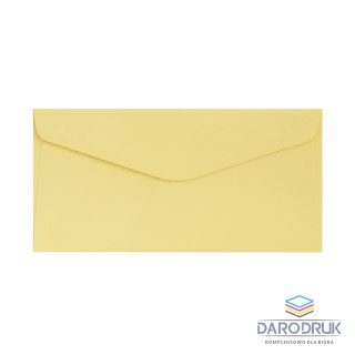 Galeria Papieru Koperta DL gładki satynowany żółty Galeria Papieru (280137) 10 sztuk