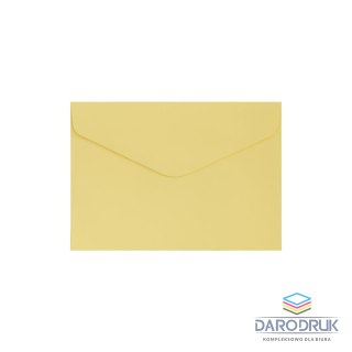 Galeria Papieru Koperta C6 gładki żółty satynowany żółty Galeria Papieru (280237) 10 sztuk