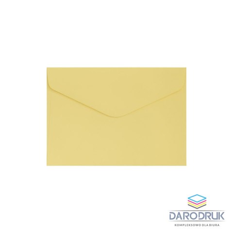 Galeria Papieru Koperta C6 gładki żółty satynowany żółty Galeria Papieru (280237) 10 sztuk