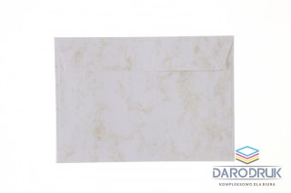 Galeria Papieru Koperta C5 marmur złoty biała diamentowa Galeria Papieru (280693) 10 sztuk