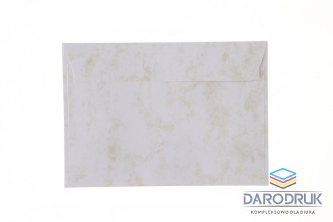 Galeria Papieru Koperta C5 marmur złoty biała diamentowa Galeria Papieru (280693) 10 sztuk