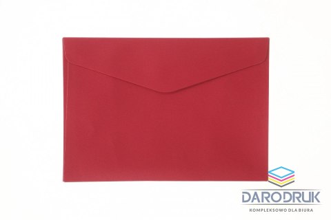 Galeria Papieru Koperta C5 pearl czerwony k czerwona Galeria Papieru (280638) 10 sztuk