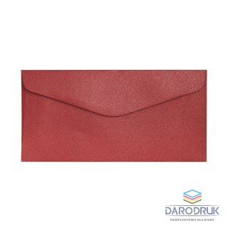 Galeria Papieru Koperta DL pearl czerwony k czerwona Galeria Papieru (280138) 10 sztuk