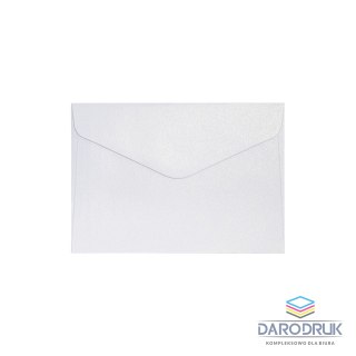 Galeria Papieru Koperta C6 pearl diamentowa biel k biała Galeria Papieru (280239) 10 sztuk