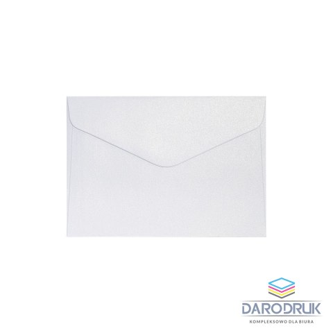 Galeria Papieru Koperta C6 pearl diamentowa biel k biała Galeria Papieru (280239) 10 sztuk