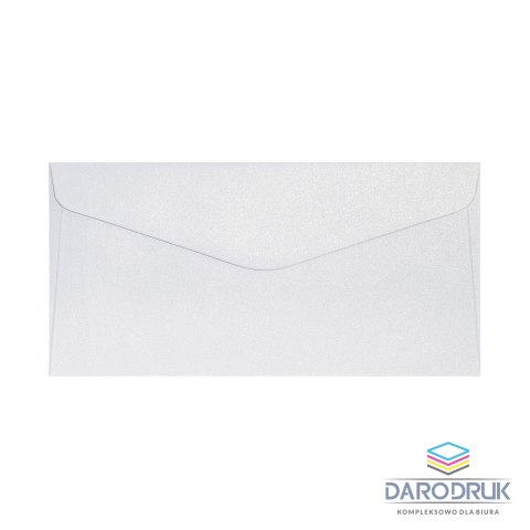 Galeria Papieru Koperta DL pearl diamentowa biel kk biała Galeria Papieru (280139) 10 sztuk